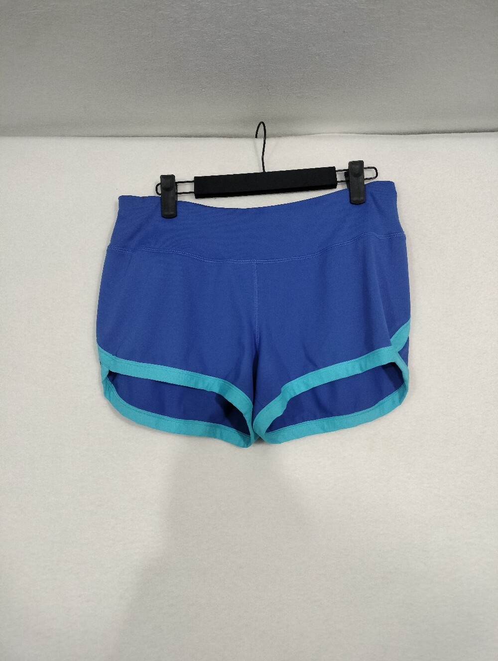 Capezio Blue Athletic Shorts with Teal Trim